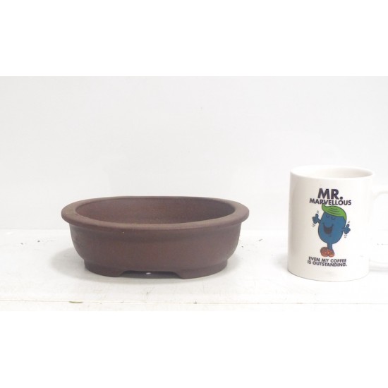 Oval unglazed 