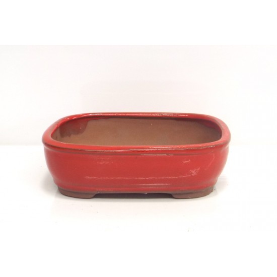 6 inch Red Rounded Rectangle
