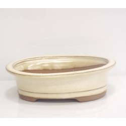 6 Inch Chinese  oval glazed pots